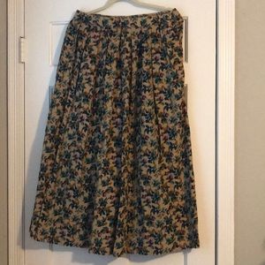 Vintage blueberry corduroy skirt- last chance!